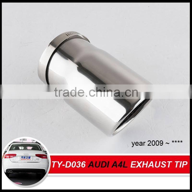 auto ss304 stainless exhaust tips for Audi A4L