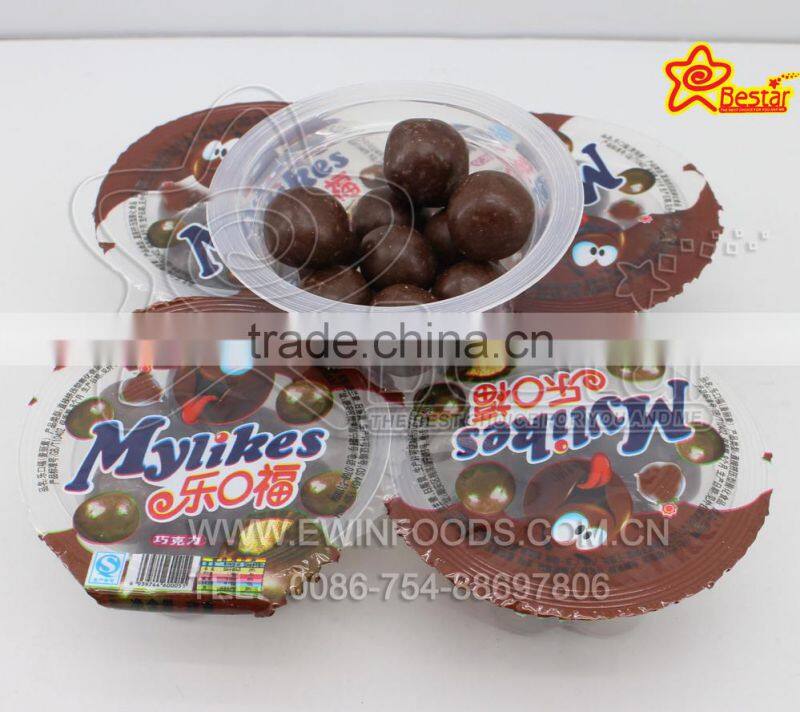 Chocolate Biscuit Cup Puffing Beans