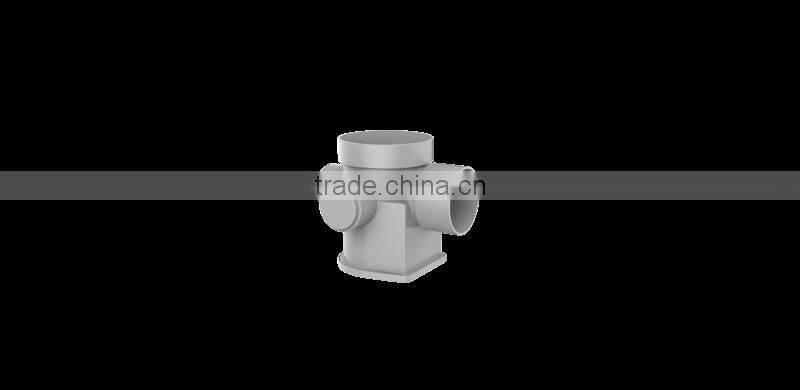 Factory price Manufacturer good quality PVC Fitting UPVC Rubber Joint plastic fitting for drainage GB floor drain