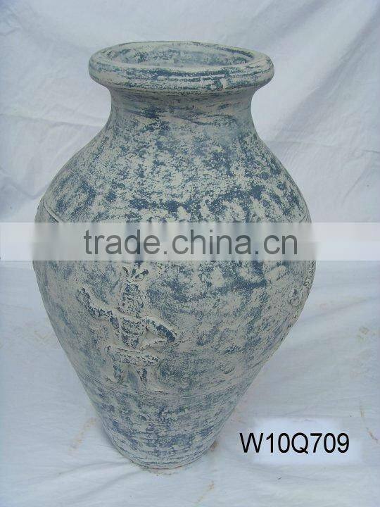 bigger antique clay vase /ceramic vase/flower vase