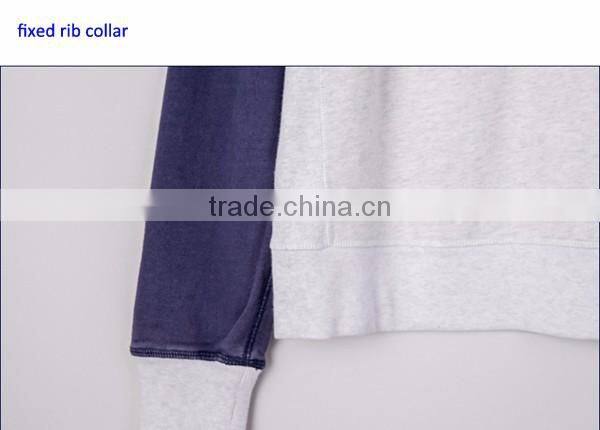 Mens wholesale crew neck heavy hoodies sweatshirt