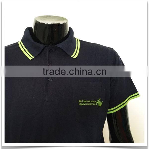 Polo shirt with color decorative