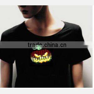 flashing el equalizer t-shirt (factory price, good quality, timely shipment)