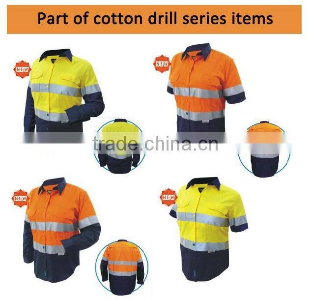 UPF 50+ Cotton Drill UV Protection long sleeve Shirts