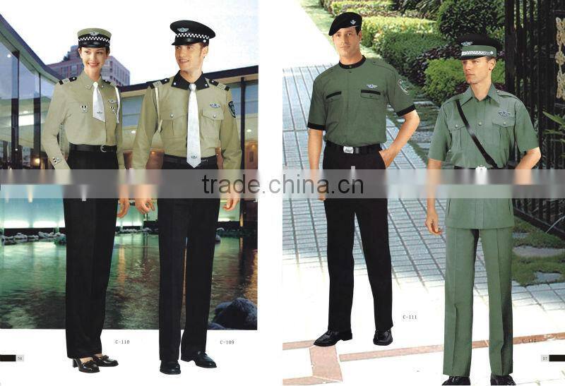 2014 new design security uniform For Man