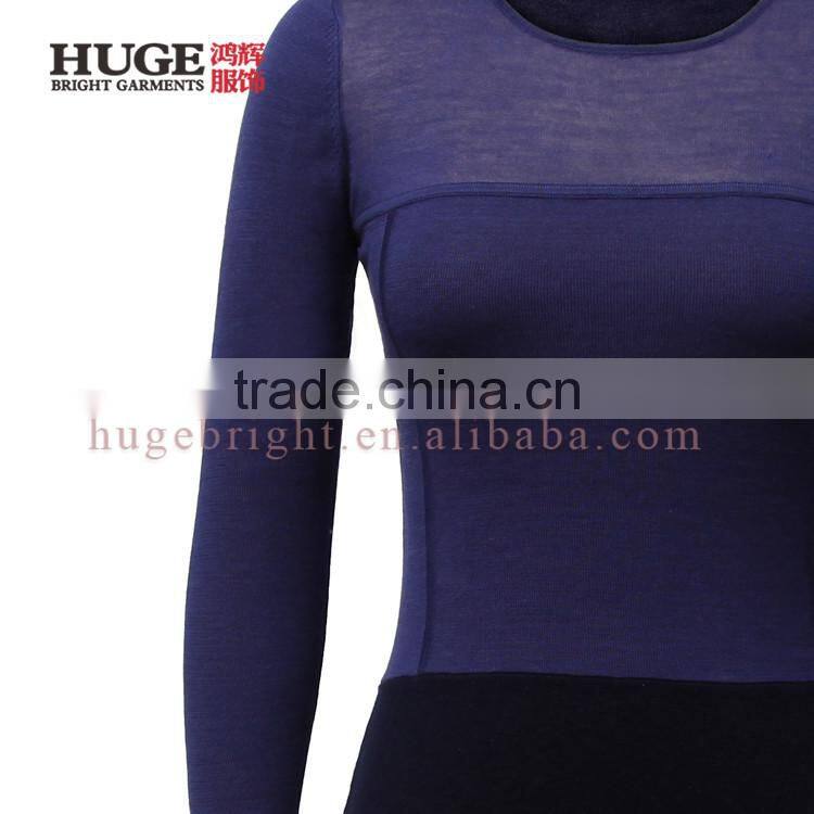 Silk And Wool Blend Kint Women Sweater Dress