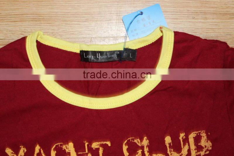 GZY 2016 100% cotton O-neck new style fashion boy's t-shirt