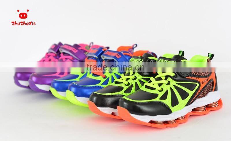 High quality pu leather child shoe kids children sport running shoes sneakers