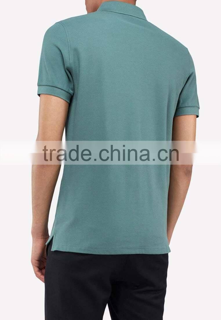 MGOO Custom Your Own Logo Golf Shirts Dri Fit Polo Plain 100% Cotton Mens Polo Shirts