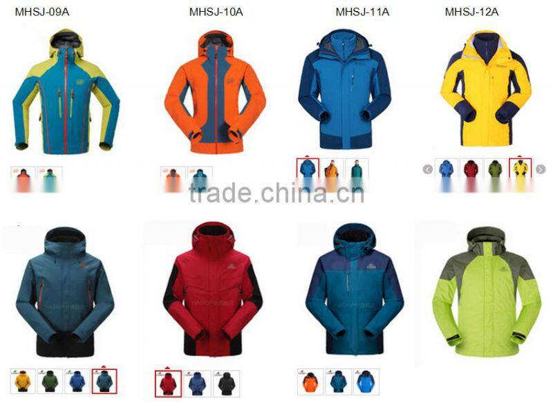 10000mm Polyester men softshell jacket,face north softshell jacket,custom cheap softshell jacket