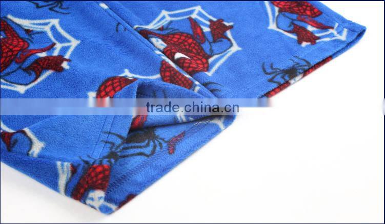 Spider man printing big boy warm pajamas