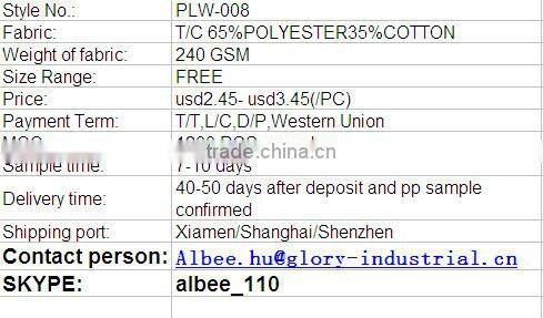 china factory unisex polo shirt specification