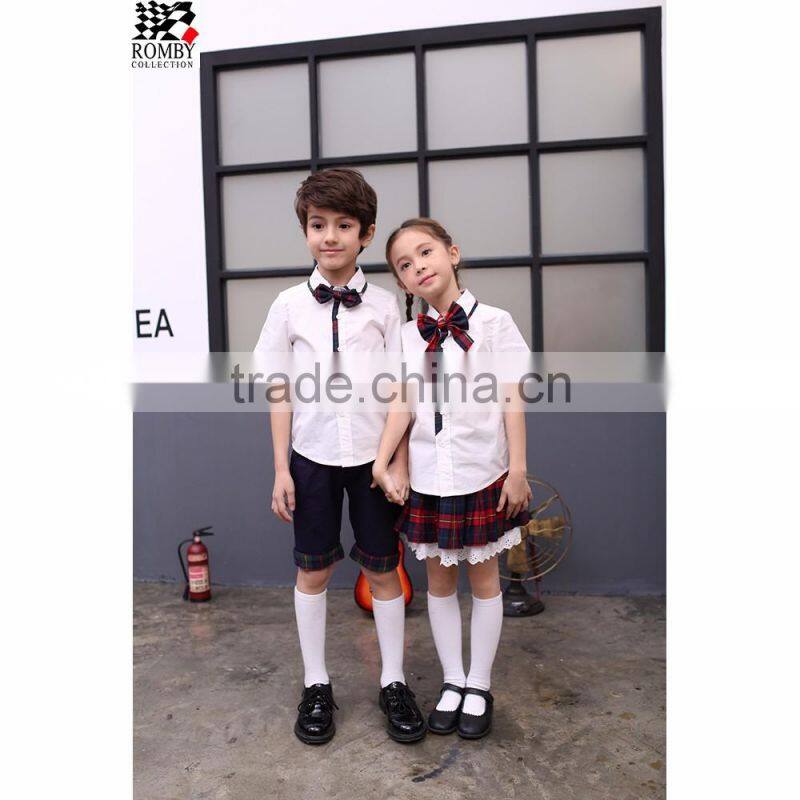 kids clothing suppliers china Sports Clothes Set School Uniform