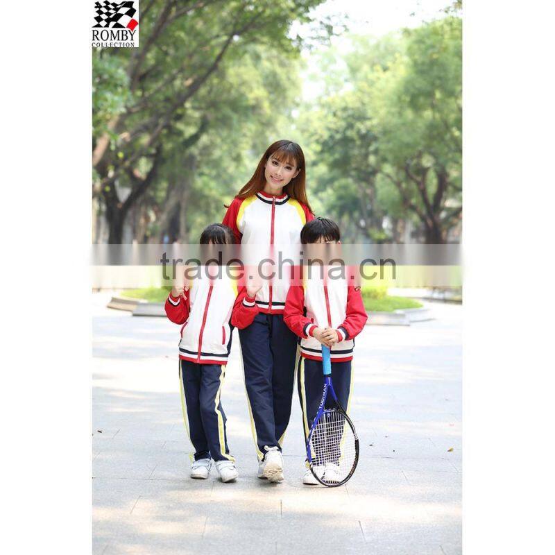 Bulk Wholesale Kids Clothing Set School Uniform Colours Sports Clothing Fabric Asian