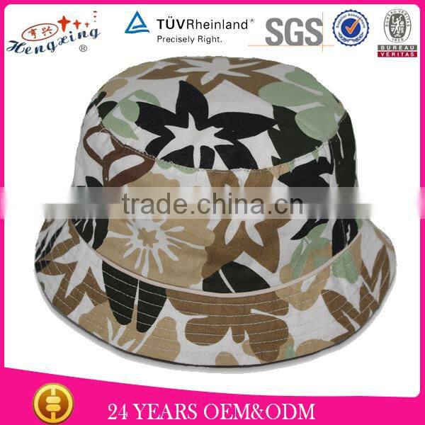 Wholesale Cheap Short Brim High Quality Custom Fashion Camo Bucket Hat