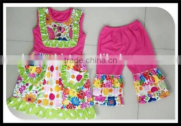 baby girl boutique colors ruffle pants clothing set summer girl easter color eggs pattern clothes girl fashion ruffles outfits