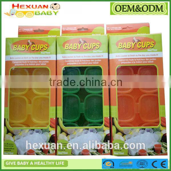 OEM factory or stocked designs Baby Cubes Food Container