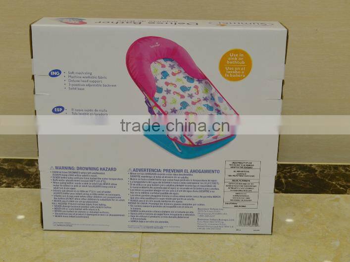 Popular Baby Care Product Portable Foldable Baby Bather Bath Seat Chair