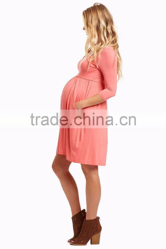 New arrival fashion long sleeve maternity wear women clothing 2016