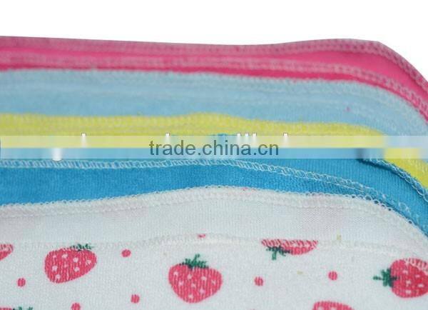 Wholesale baby washing towel 6in1 set/newborn washcloth