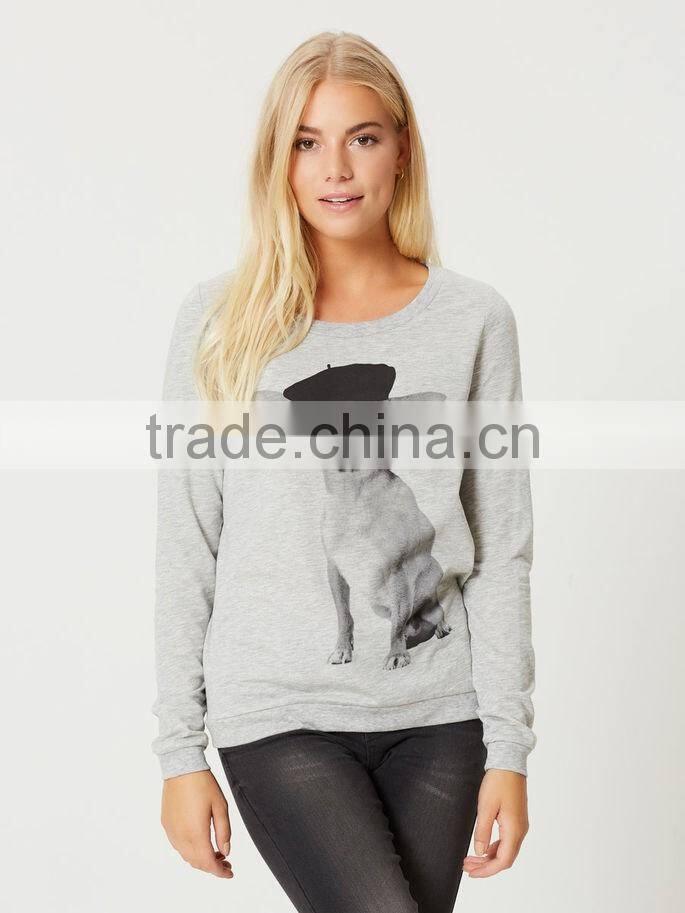Women Super Soft Organic Cotton Fabrication Sweatshirts without hood