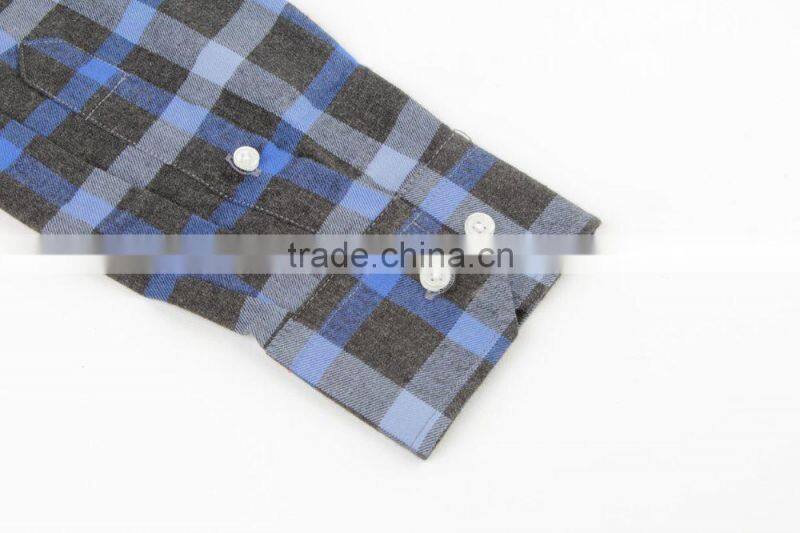 2017 flannel men's check shirts