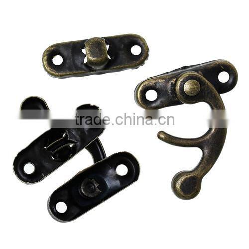 Antique Bronze Jewelry Hook Box Latches Clasp For Box Lock Purse Lock 3.3cmx28.0mm