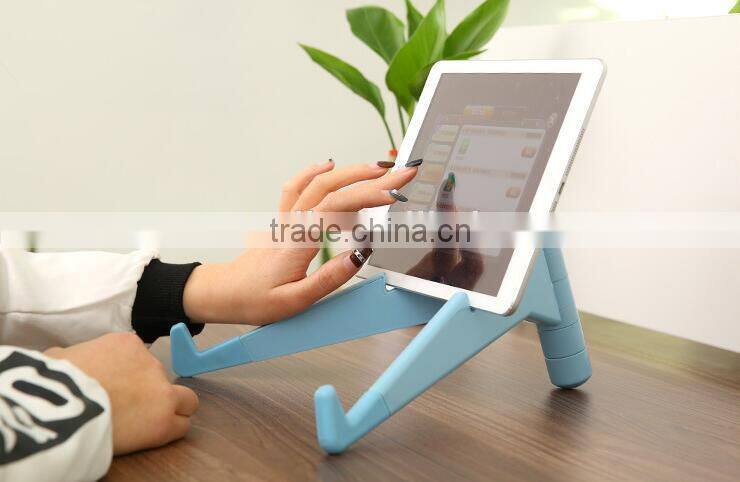 Ergonomic height adjustable Portable folding laptop Ipad stand in bed laptop stand