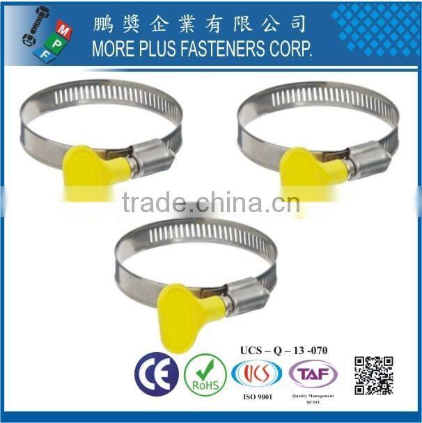 Made in Taiwan Stainless Steel strong stainless steel hose clamps thin hose clamp bridge