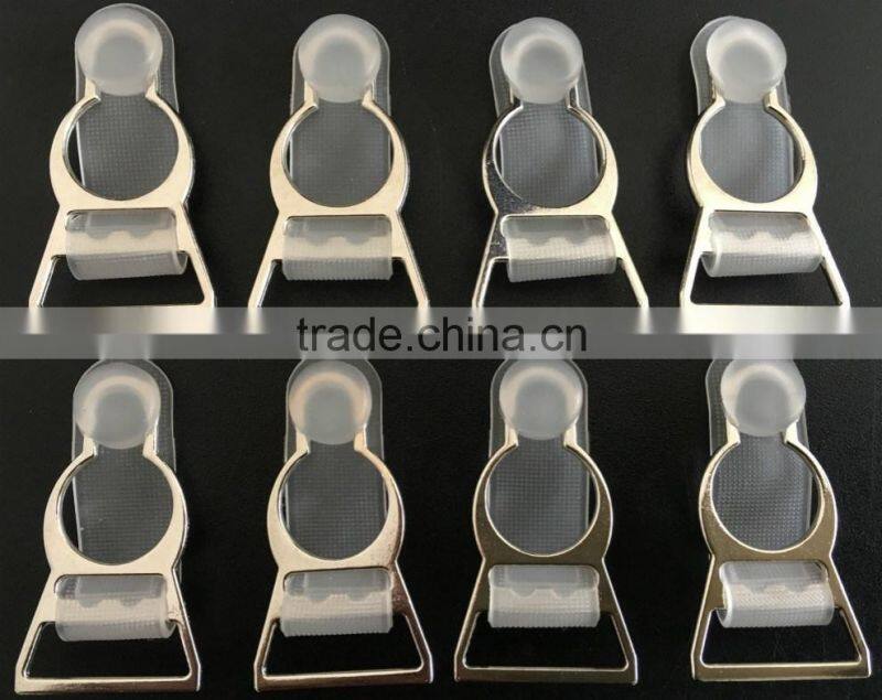 20mm 2017 Dubaa Trading Inc Sexy Lingeries Accessories Silver Garter Metal Suspender Clip NEW Style