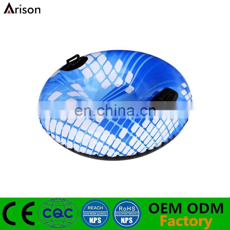 Environmental durable round snow board inflatable single ski board inflatable water ski board for promotional toys