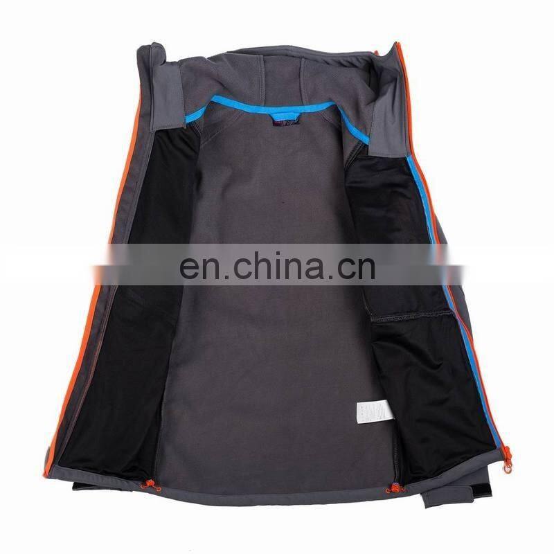 2016 Men's Outdoor WaterproofJacket Blank Softshell Jacket Breathable