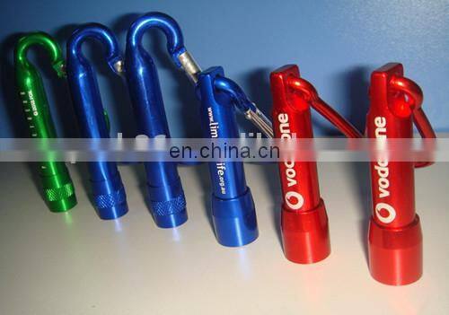 Hot selling top quality Novelty aluminium led carabiner for climbing