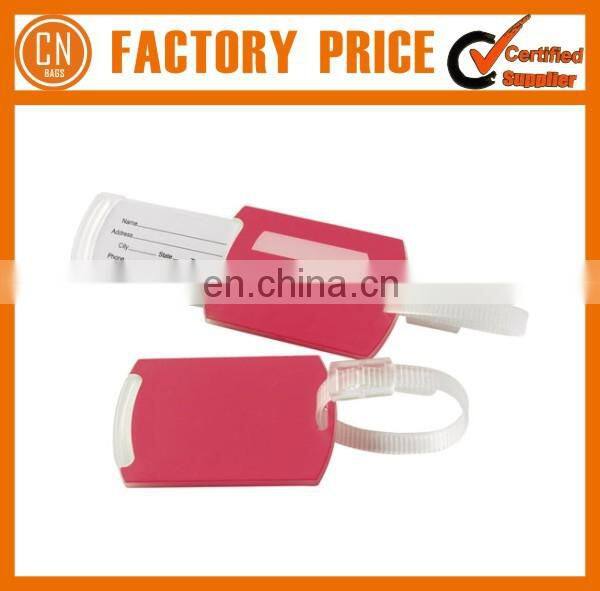 Promotional Custom Printed Plstic Luggage Tag Best Sale Luggage Tag