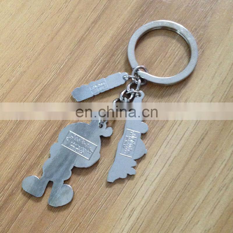 Top sales custom logo hard enamel keychain