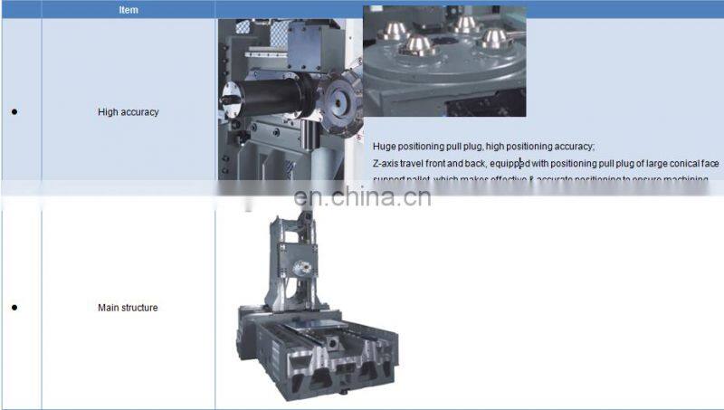 LMH400 4 axis cnc horizontal machining center