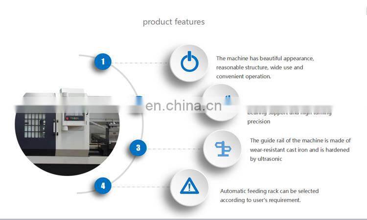 CK6180 China high accuracy horizontal lathe cnc machine tool