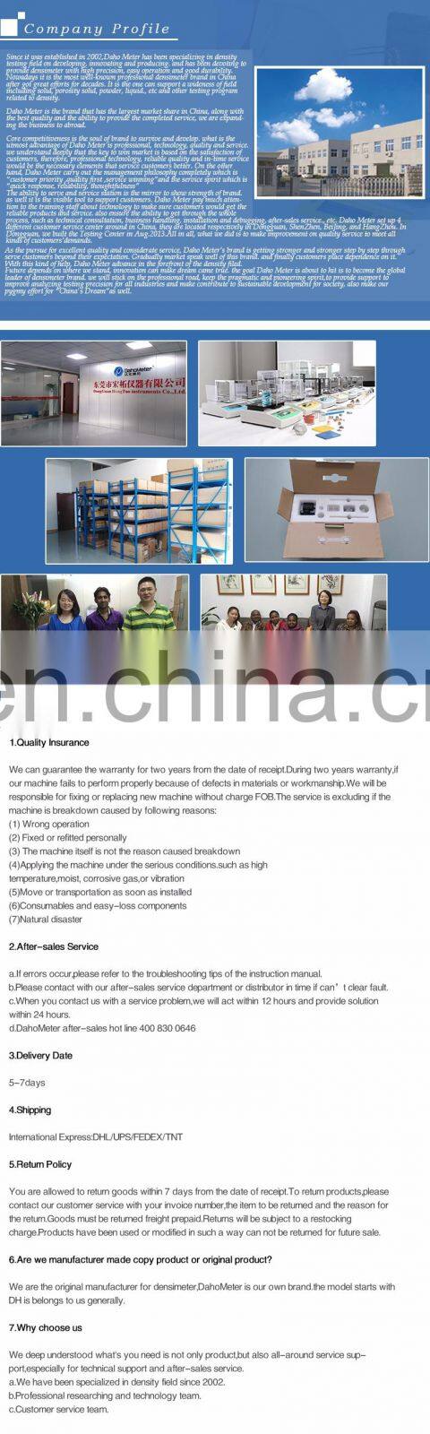 DahoMeter 2 Years Warranty Density Testing Machine , Density Hydrometer , Electronic Hydrometer for Solids , Liquids , Powder