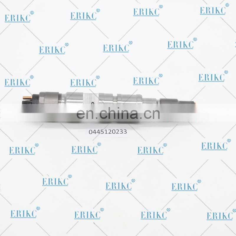 ERIKC 0445 120 233 common rail injector 0 445 120 233 fuel injector parts 0445120233 for Yuchai