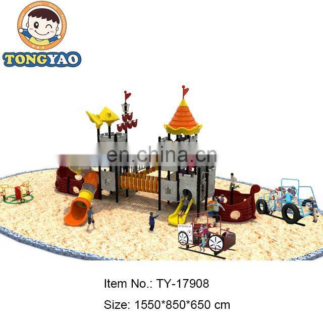 children outdoor playground equipment big slides for sale