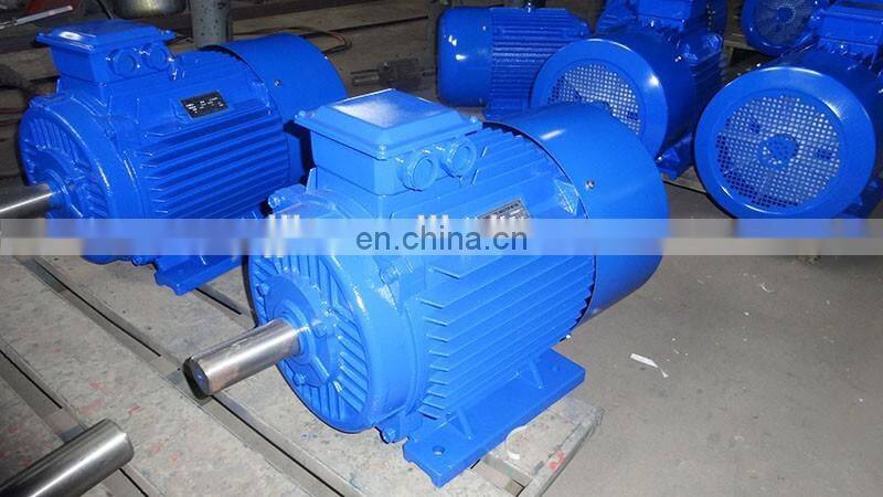 Power Rating 75 KW 4pole induction type motor 1485rpm 420v 50hz horizontal mounting electric motor