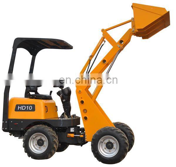 4wd agricultural garden farm machine mini wheel loader