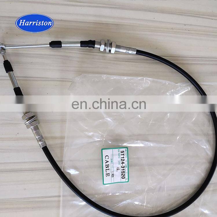 Steel wire with rubber and standard parts Harvester cable for Kubota DC105X harvester