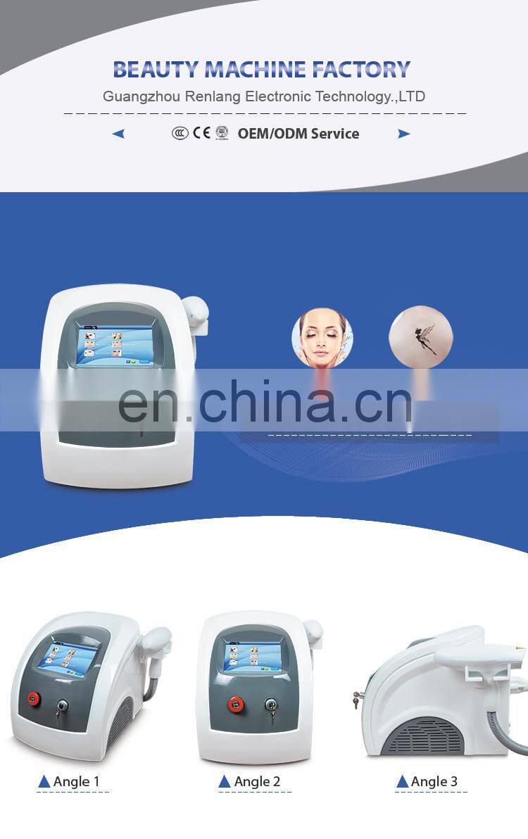 New portable q switched alexandrite laser / laser alexandrite for vascular removal