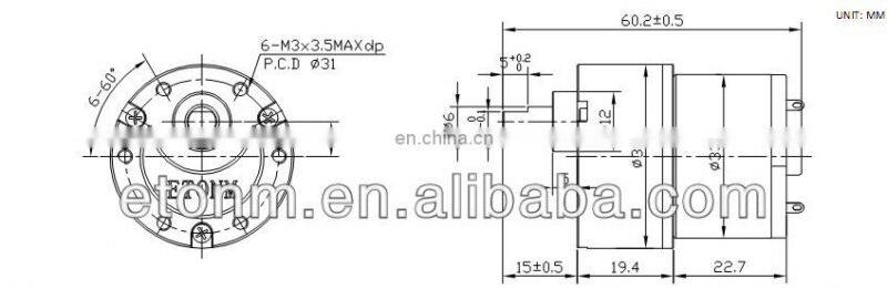 pmdc micro motor 5v dc motor with gear reduction