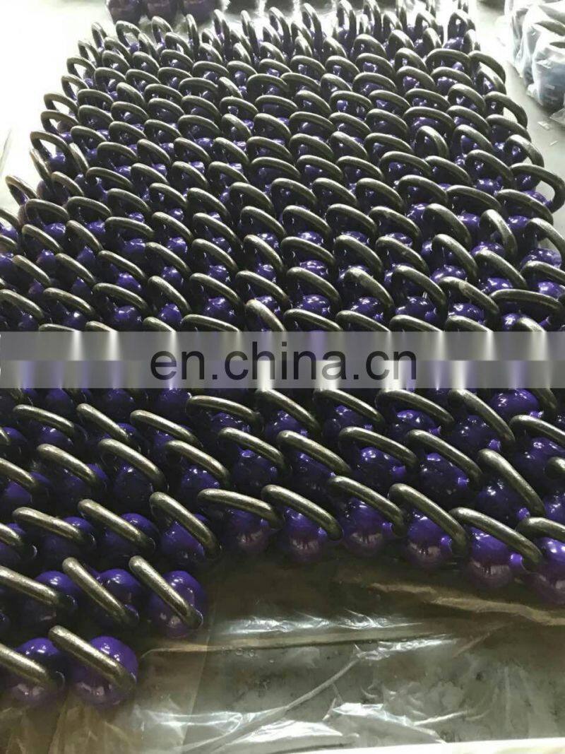 Factory wholesale colored vinyl rubber coated kettlebell