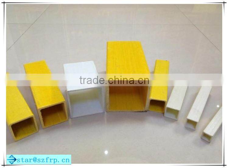 FRP fiberglass corrosion resistant square tube