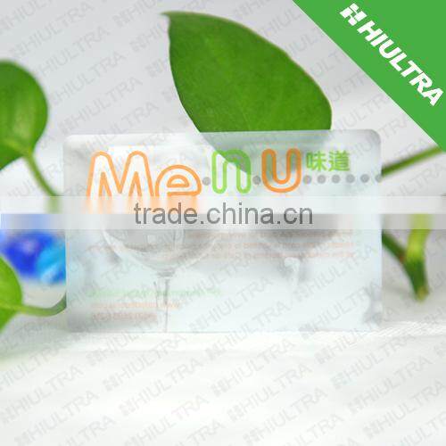 ISO14443 Transparent Rewritable Smart card with Magnetic Stripe