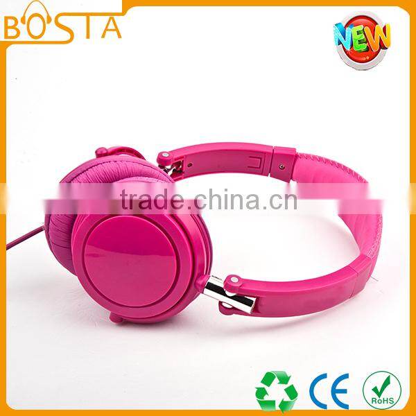 Deep bass professional colorful headphones with CE FCC ROHS REACH KC and RMC