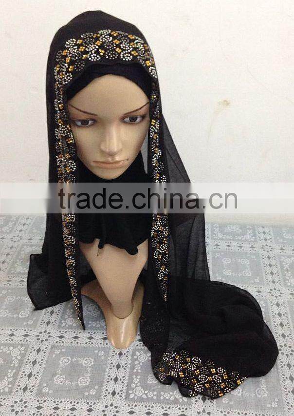 S115 latest design long muslim scarf